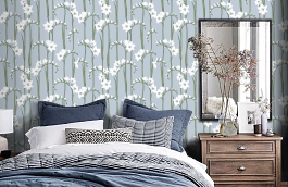 Обои Als2 008 фото в интерьере спальни превью