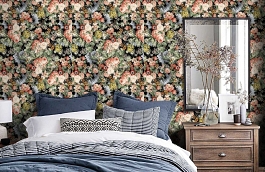 Обои BQ1 004/1 фото в интерьере спальни превью