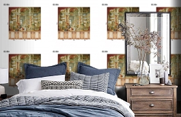 Обои DC 004 Illusion фото в интерьере спальни превью