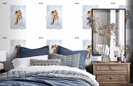 Обои DC 007 Illusion фото в интерьере спальни превью