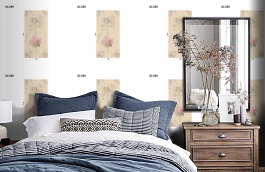 Обои DC 009 Illusion фото в интерьере спальни превью