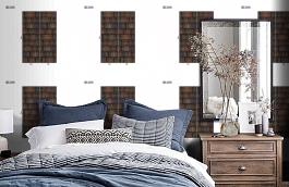 Обои DC 015 Illusion фото в интерьере спальни превью