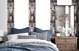 Обои DF 009 Illusion фото в интерьере спальни превью