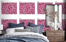 Обои DF 010 Illusion фото в интерьере спальни превью