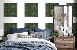 Обои DM 001 Illusion фото в интерьере спальни превью