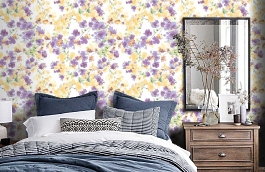 Обои DM 010 Illusion фото в интерьере спальни превью