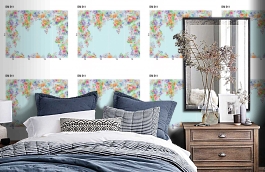 Обои DM 011 Illusion фото в интерьере спальни превью