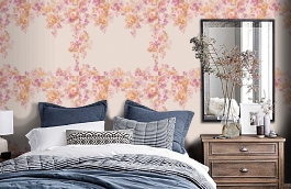 Обои DM 012 Illusion фото в интерьере спальни превью