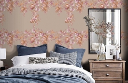 Обои DM 014 Illusion фото в интерьере спальни превью