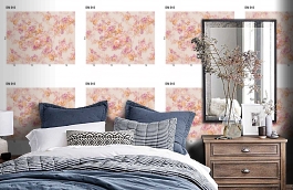 Обои DM 016 Illusion фото в интерьере спальни превью