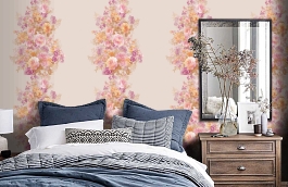 Обои DM 023 Illusion фото в интерьере спальни превью