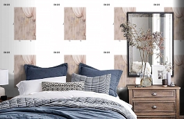 Обои DM 026 Illusion фото в интерьере спальни превью