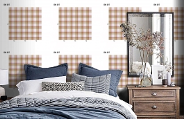 Обои DM 027 Illusion фото в интерьере спальни превью