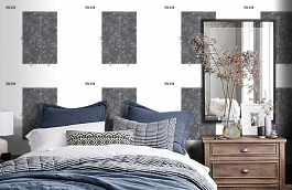 Обои DM 030 Illusion фото в интерьере спальни превью