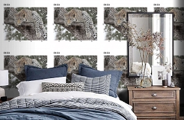 Обои DM 034 Illusion фото в интерьере спальни превью