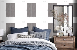 Обои DM 035 Illusion фото в интерьере спальни превью