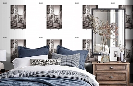 Обои DS 003 Illusion фото в интерьере спальни превью