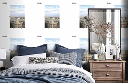 Обои DS 004 Illusion фото в интерьере спальни превью