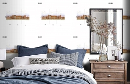 Обои DS 009 Illusion фото в интерьере спальни превью