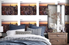 Обои DS 010 Illusion фото в интерьере спальни превью