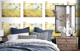 Обои DS 015 Illusion фото в интерьере спальни превью