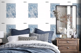 Обои DSE 001 Illusion фото в интерьере спальни превью