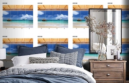 Обои DSE 002 Illusion фото в интерьере спальни превью