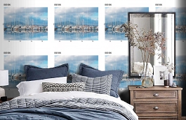 Обои DSE 005 Illusion фото в интерьере спальни превью