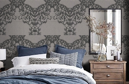 Обои F5-109 фото в интерьере спальни превью