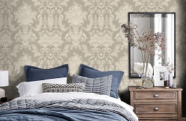 Обои GT2010 фото в интерьере спальни превью