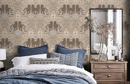 Обои Ins1 002/1 фото в интерьере спальни превью