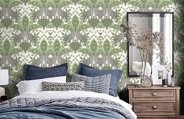 Обои Ins1 005/1 фото в интерьере спальни превью