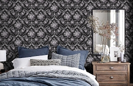 Обои J1 011/1 фото в интерьере спальни превью