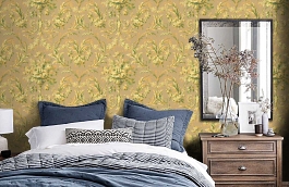 Обои J10 004 фото в интерьере спальни превью