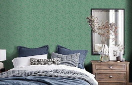 Обои J2 005/1 фото в интерьере спальни превью