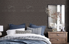 Обои Jet1 009 фото в интерьере спальни превью