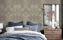 Обои Jet3 009/1 фото в интерьере спальни превью