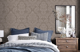 Обои K10009 фото в интерьере спальни превью