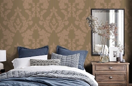 Обои K12010 фото в интерьере спальни превью