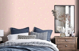 Обои K7007 фото в интерьере спальни превью