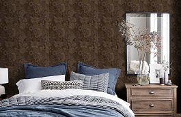 Обои Lac1 004 фото в интерьере спальни превью