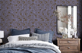 Обои LIB5 010 2 фото в интерьере спальни превью