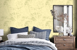 Обои M11005 фото в интерьере спальни превью