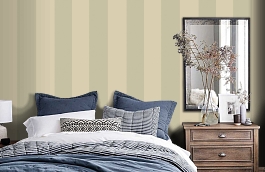 Обои NK3005 фото в интерьере спальни превью