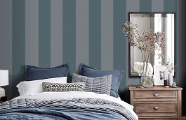 Обои NK3018/1 фото в интерьере спальни превью