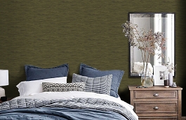 Обои QTR6 005 фото в интерьере спальни превью