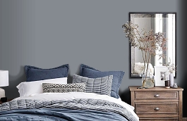 Обои Ru10 011 фото в интерьере спальни превью