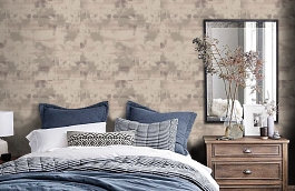 Обои SAT31 010/1 фото в интерьере спальни превью