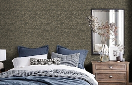 Обои Sisal009 фото в интерьере спальни превью