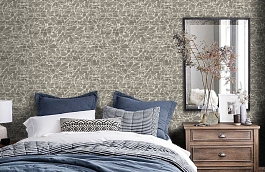 Обои Sisal011 фото в интерьере спальни превью